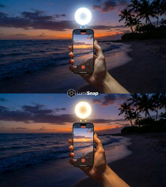 LumiSnap™ Pro - 3-in-1 Magnetic Beauty Selfie Light